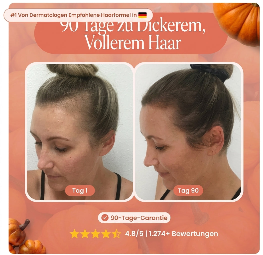 Weniger Haarausfall in 30 Tagen