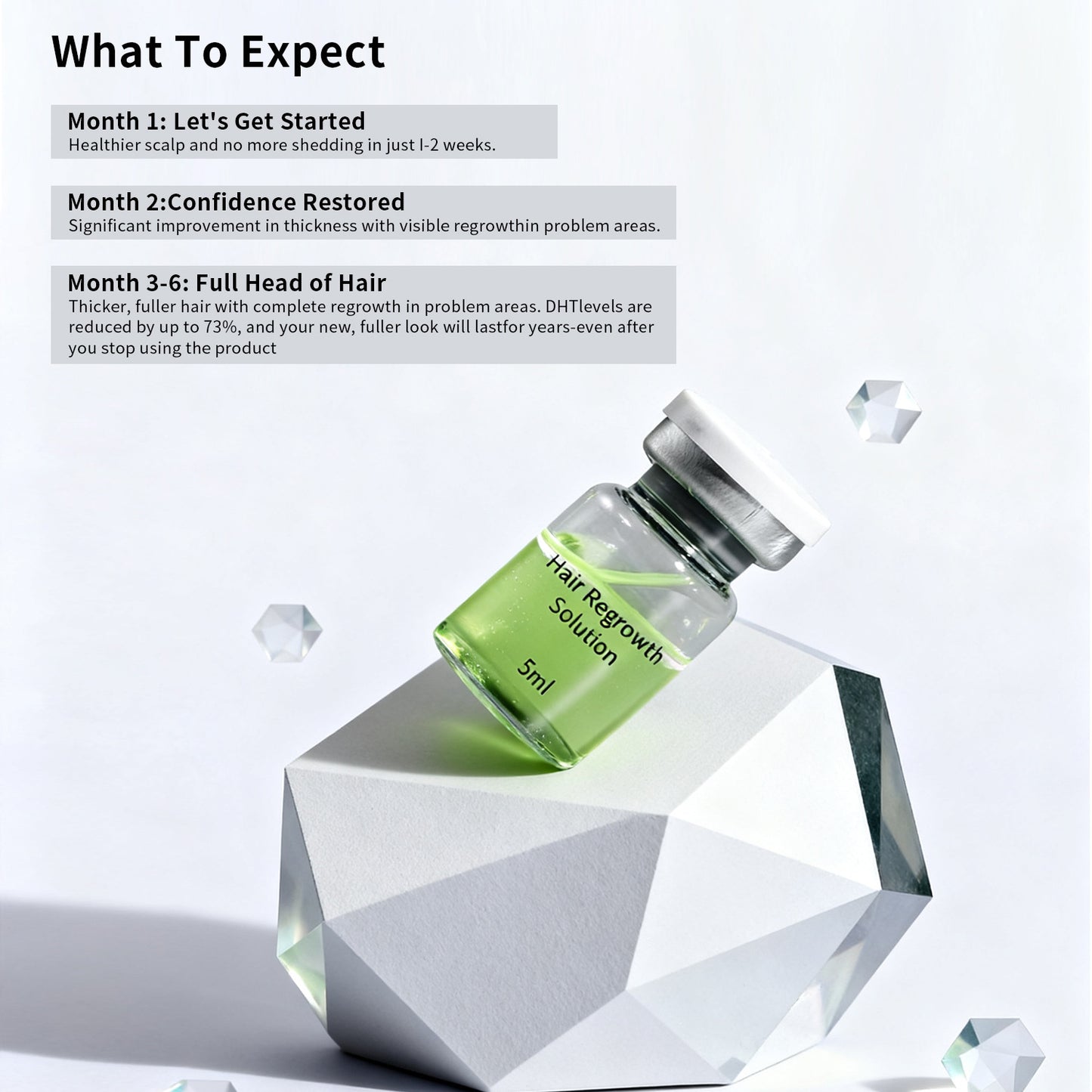 Microneedle Hair Regrowth Serum Set
